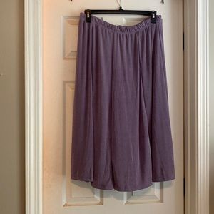 Stretchy Purple Skirt